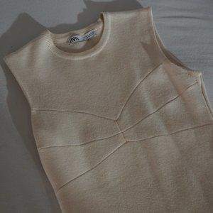 Zara Cream Knit Dress